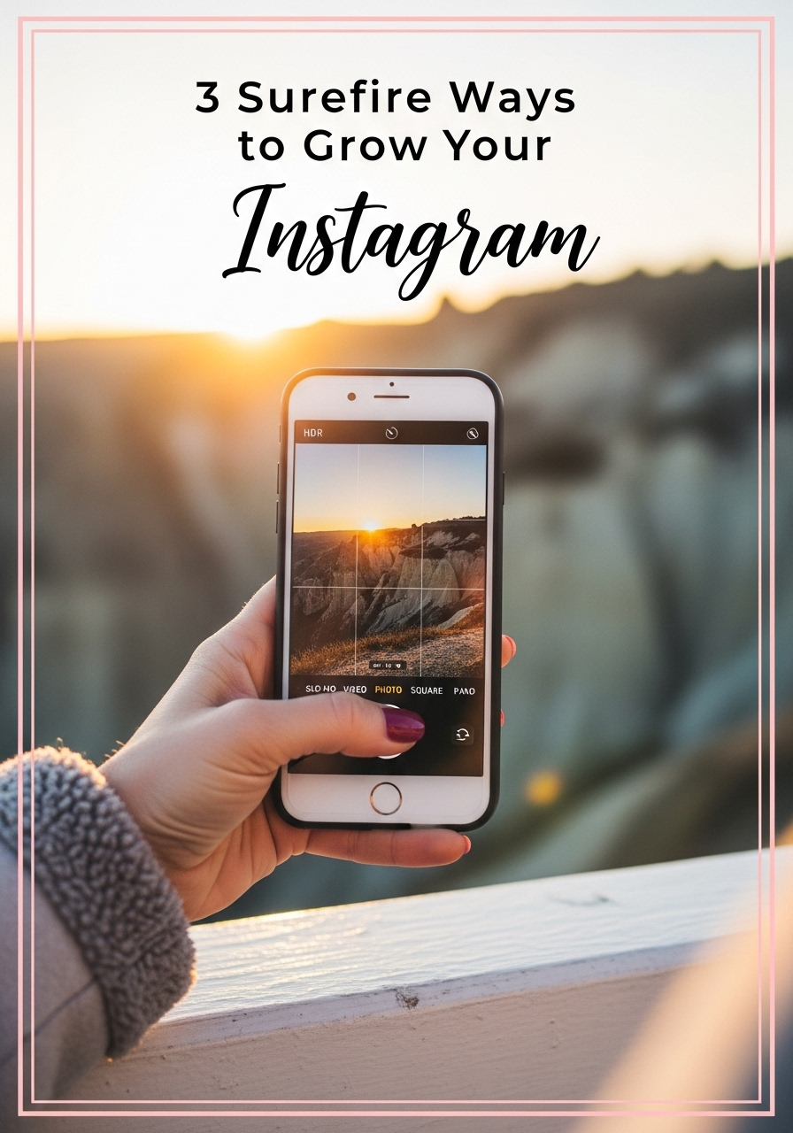 3 Surefire Ways to Grow Your Instagram