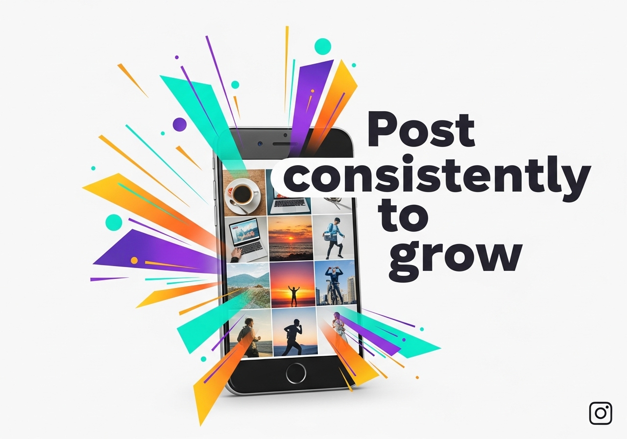 Post consistently to grow