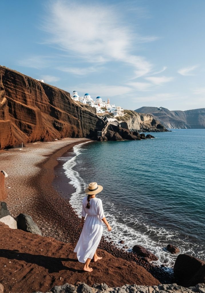 beach view in Santorini