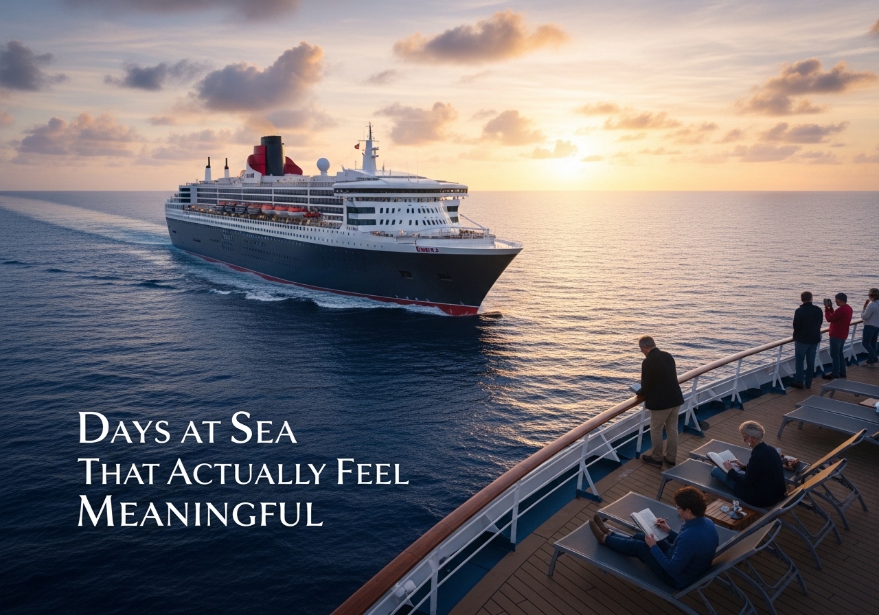 Days at Sea That Actually Feel Meaningful