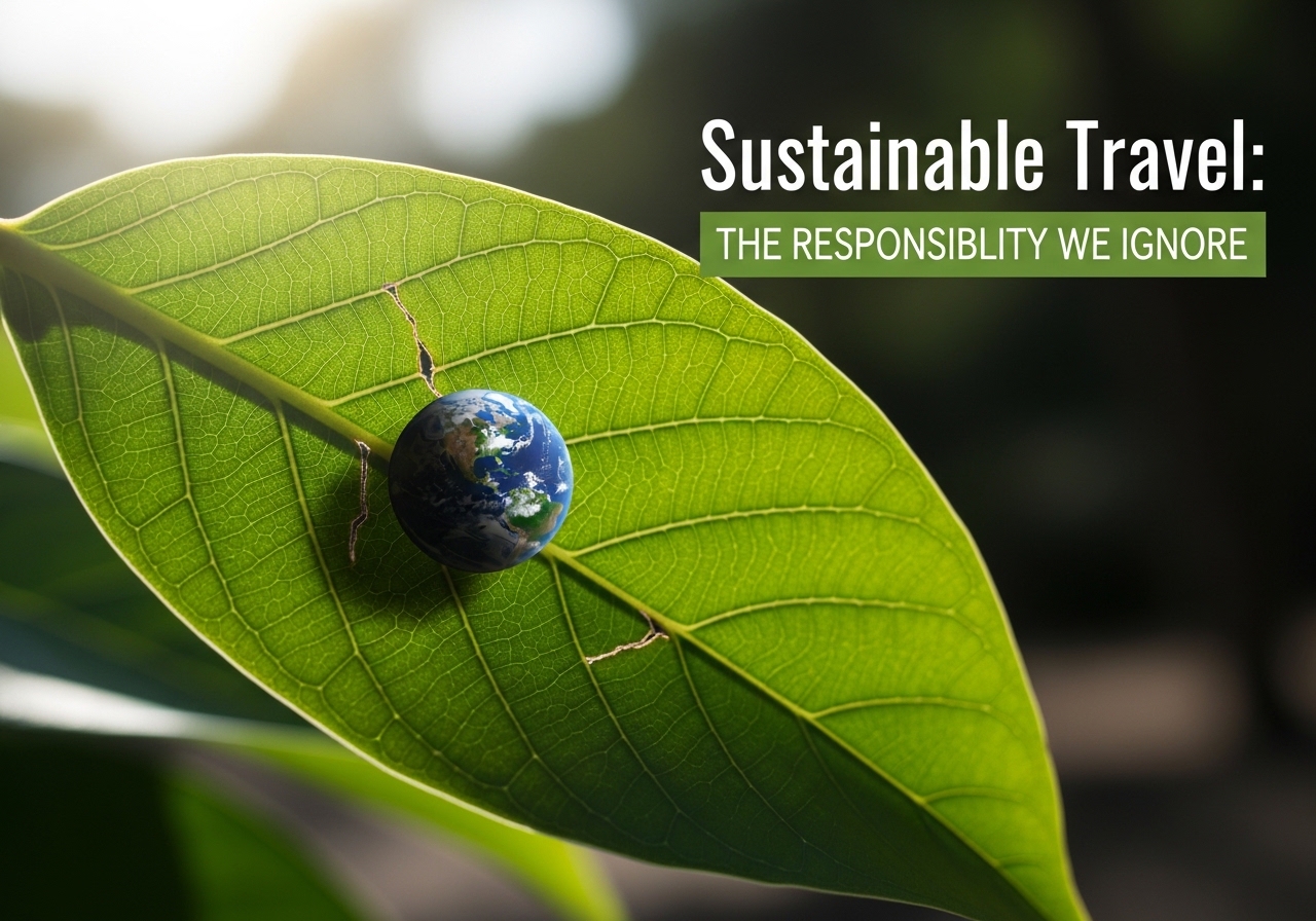 Sustainable Travel The Responsibility We Ignore