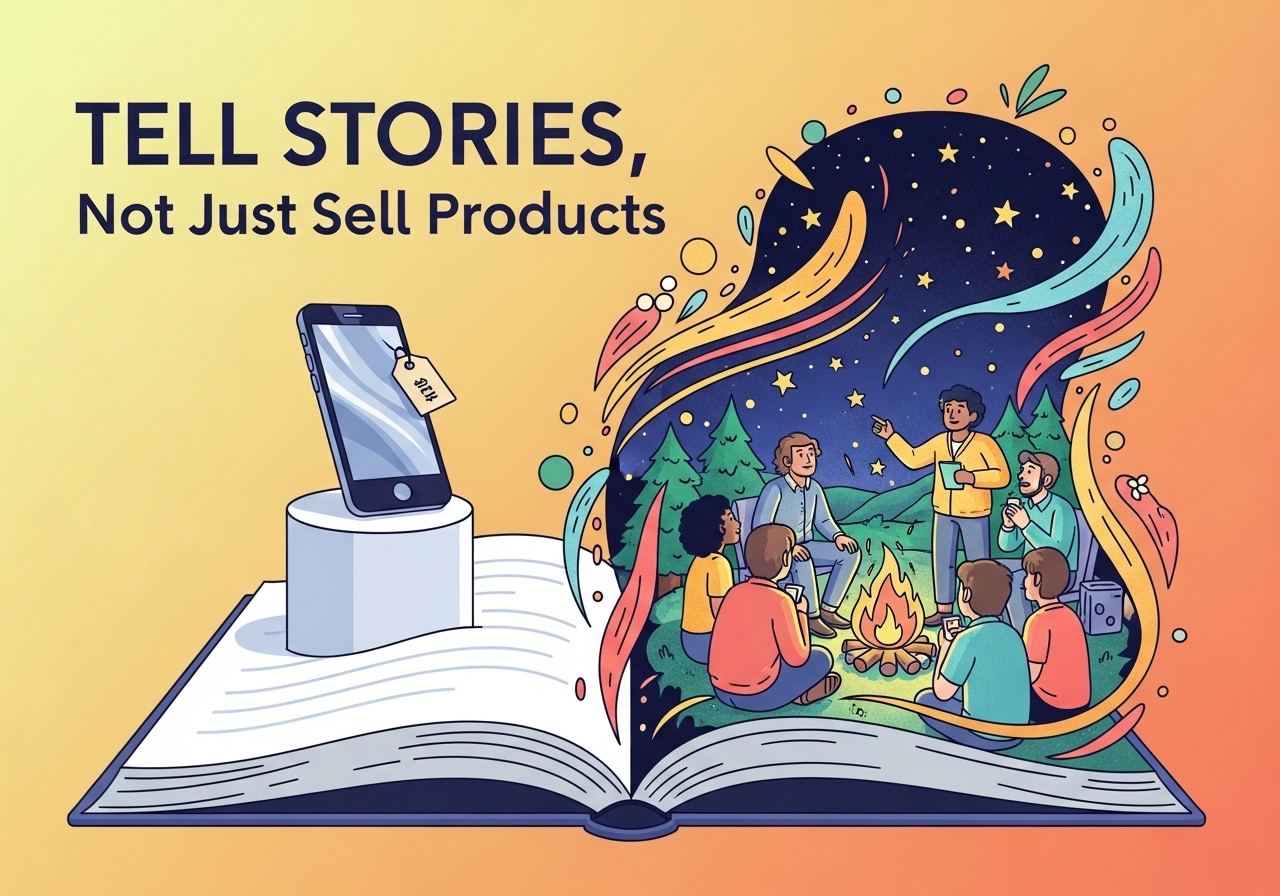 Tell Stories, Not Just Sell Products