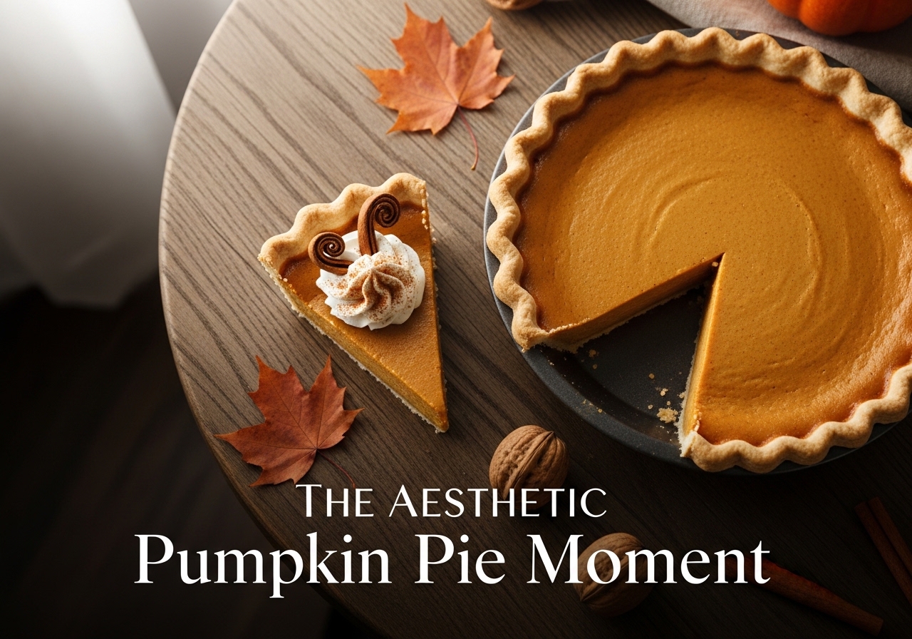 The Aesthetic Pumpkin Pie Moment