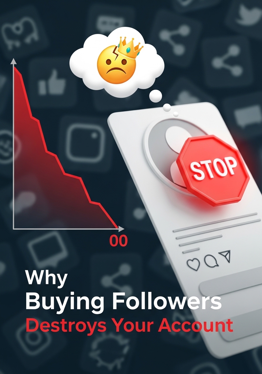Why Buying Followers Destroys Your Account