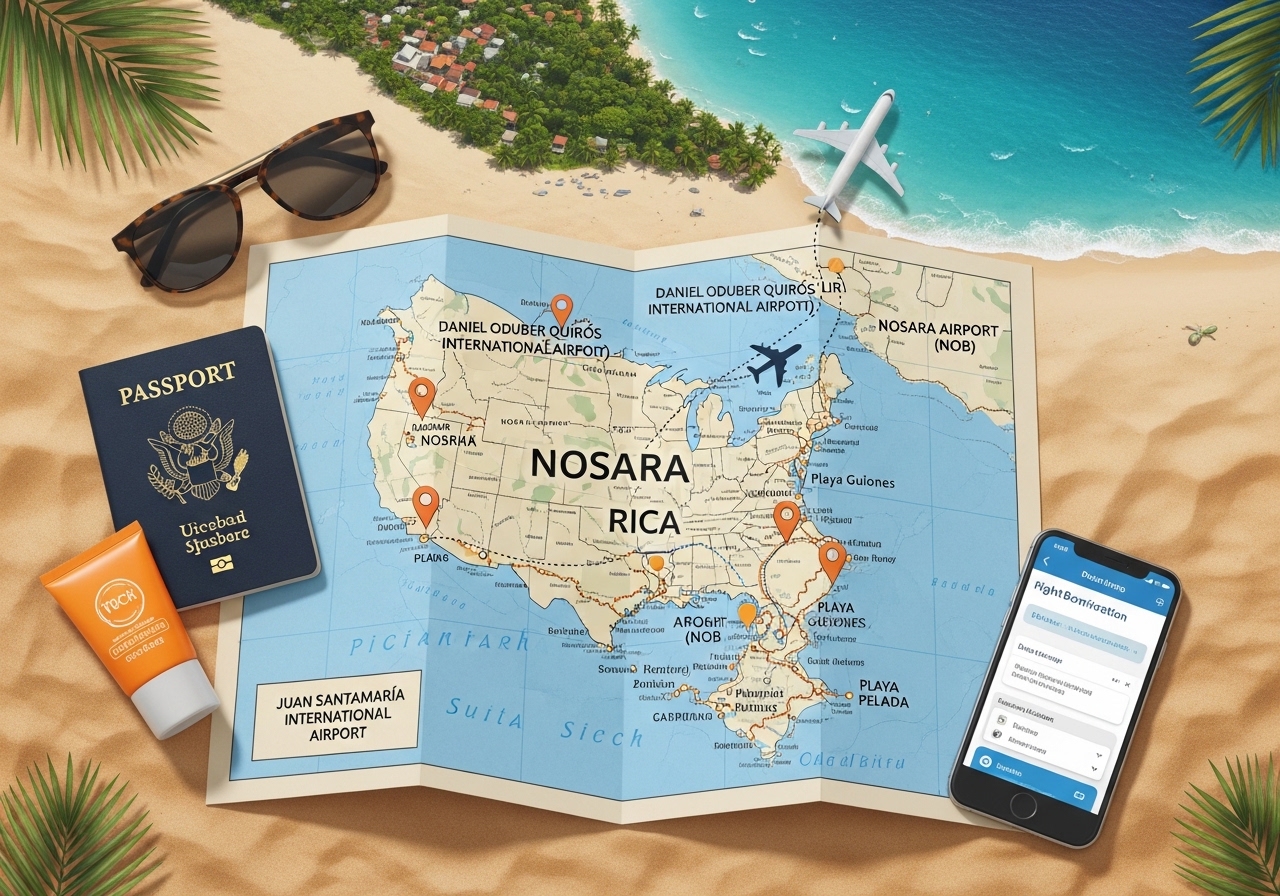 How to Get to Nosara from the United States