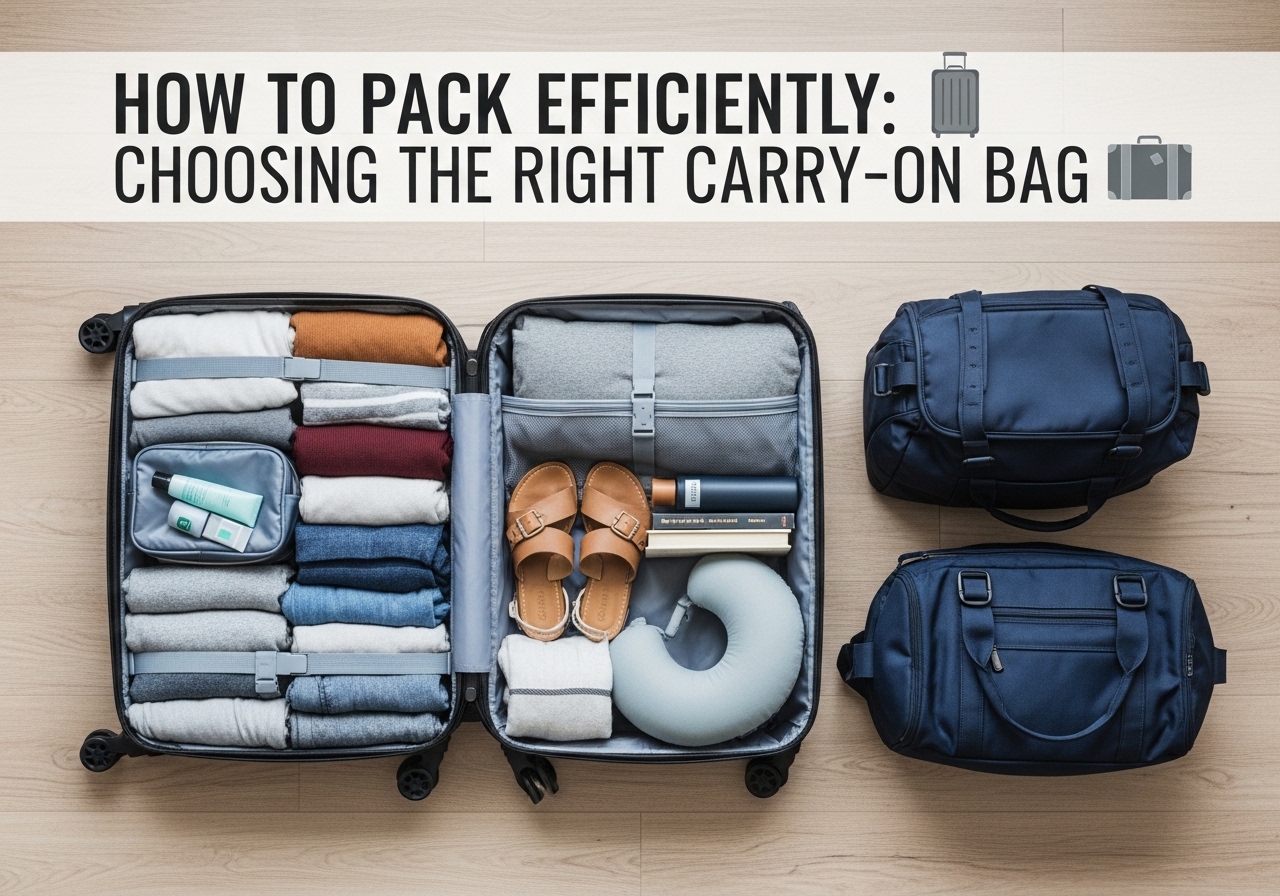 How to Pack Efficiently: Choosing the Right Carry-On Bag