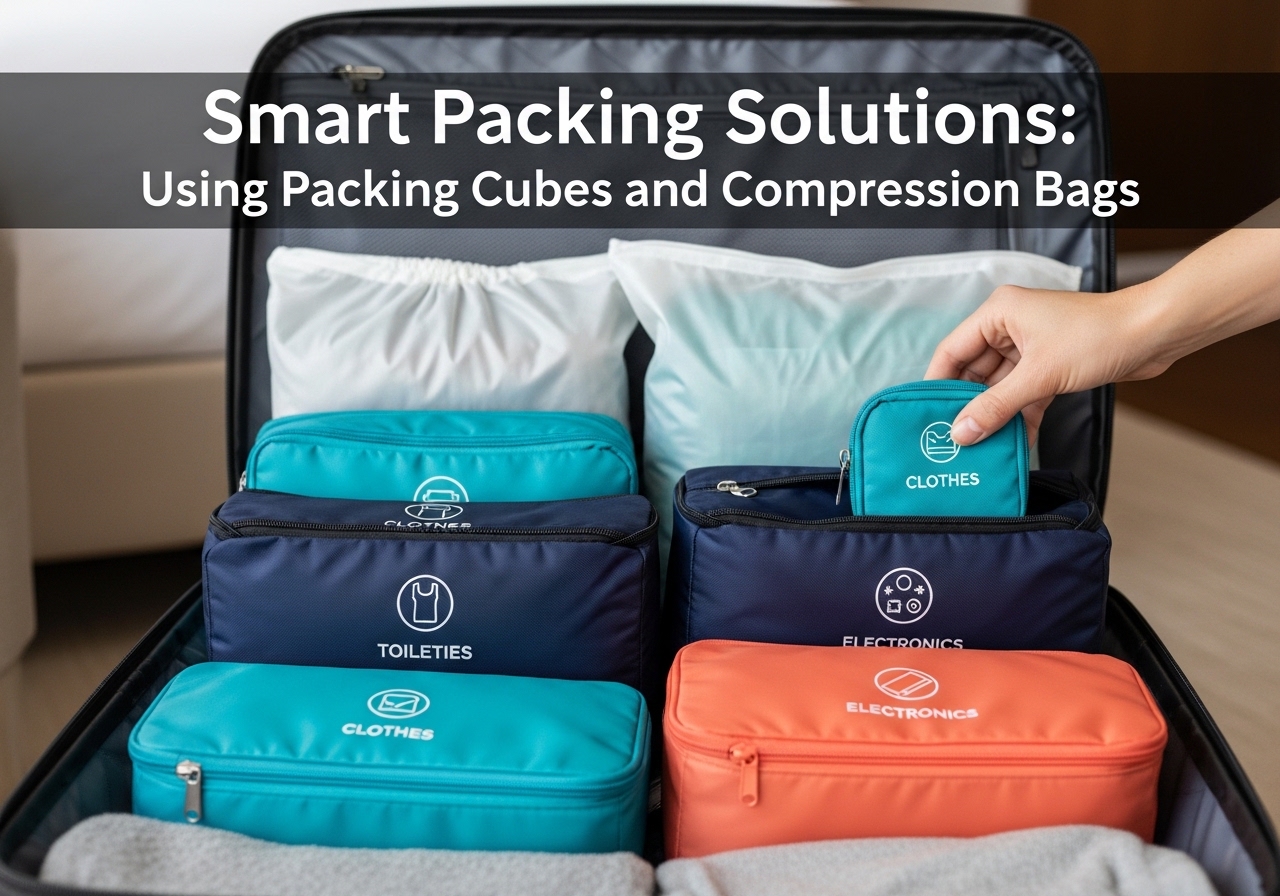 Smart Packing Solutions Using Packing Cubes and Compression Bags