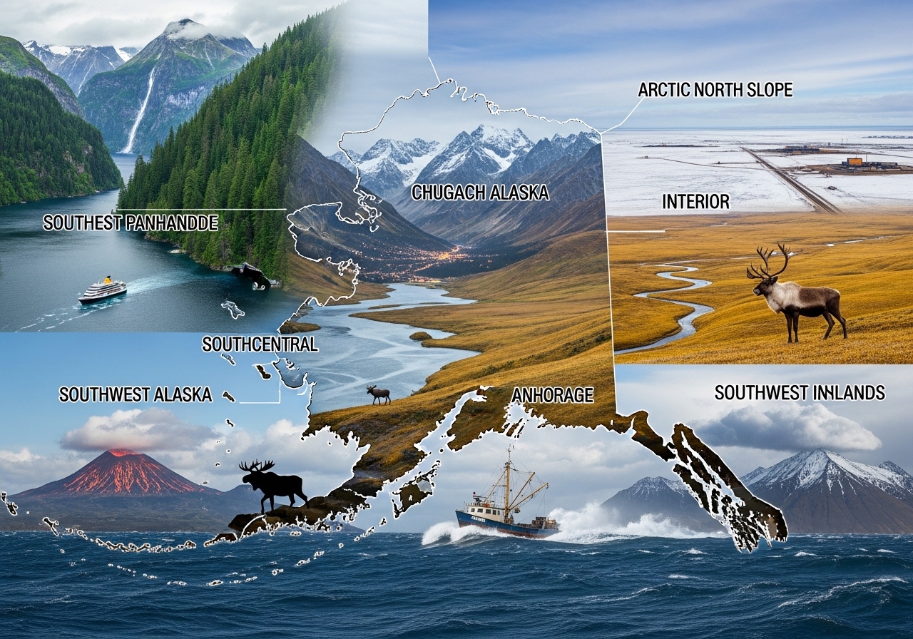 How Alaska Changes by Region