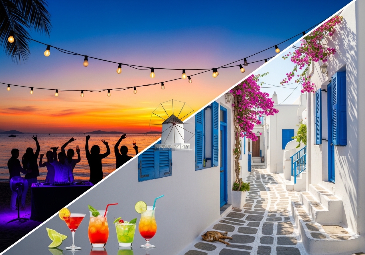 Mykonos: Party Vibes or Quiet Charm?