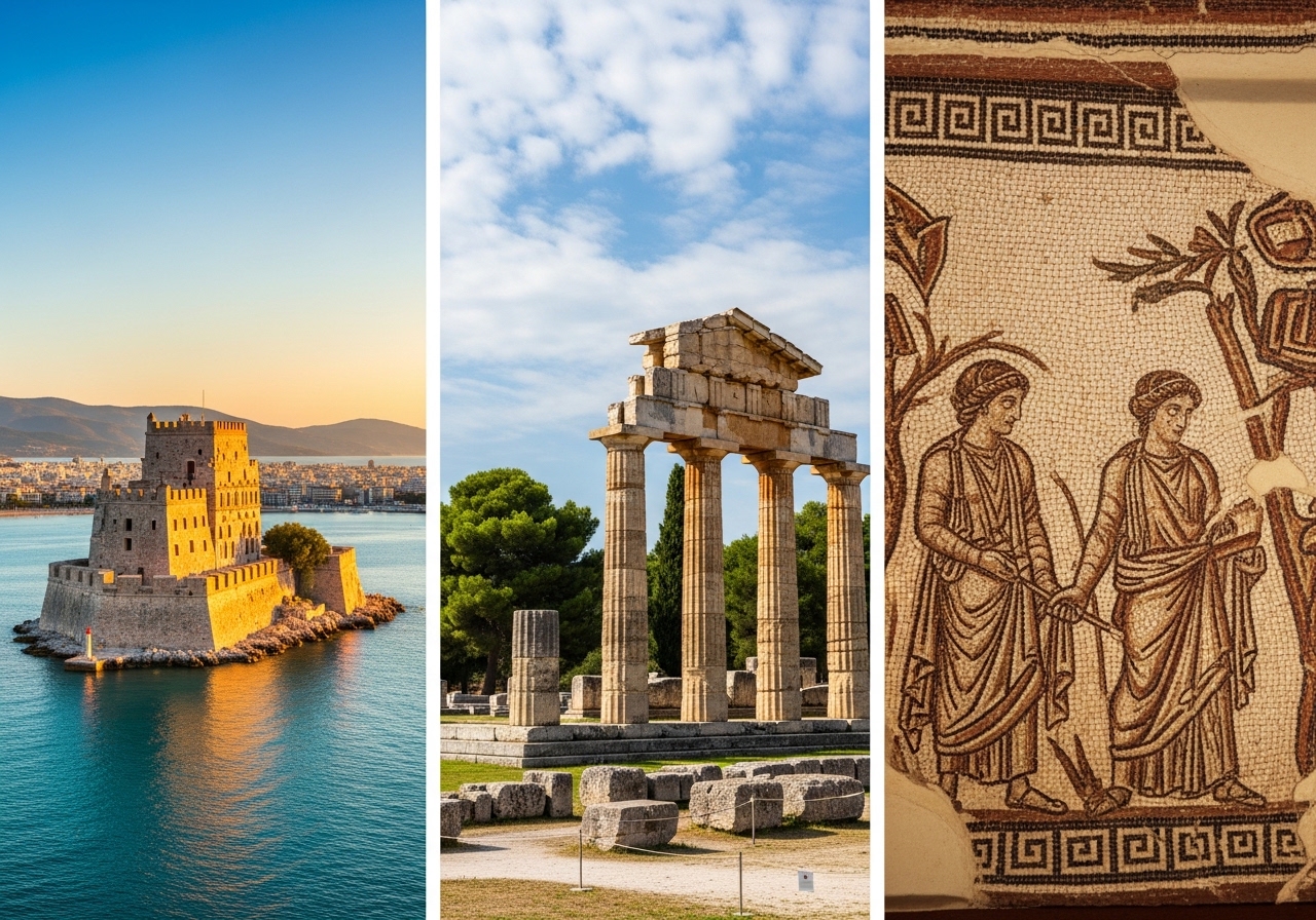 Peloponnese Nafplio, Olympia, and Ancient History