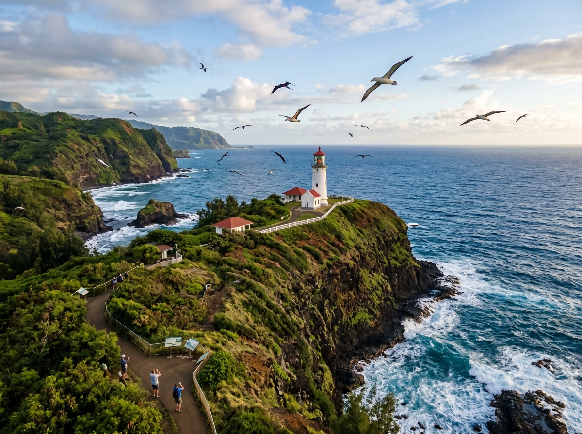 Explore the Kilauea Lighthouse and Wildlife Refuge