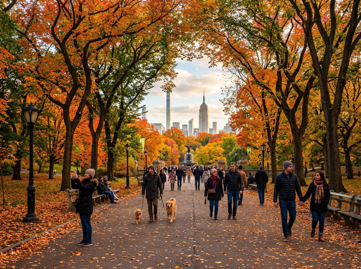 autumun central park