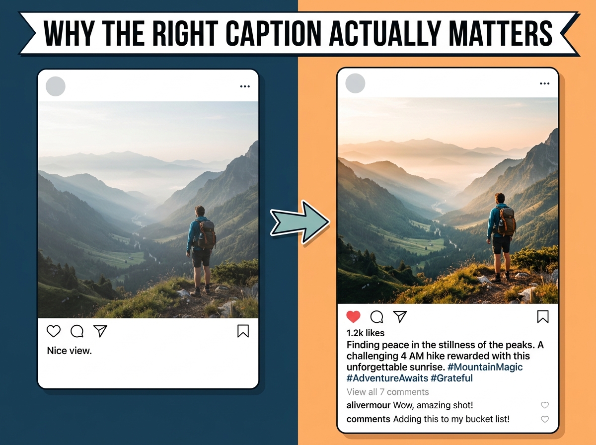 Why the Right Caption Actually Matters