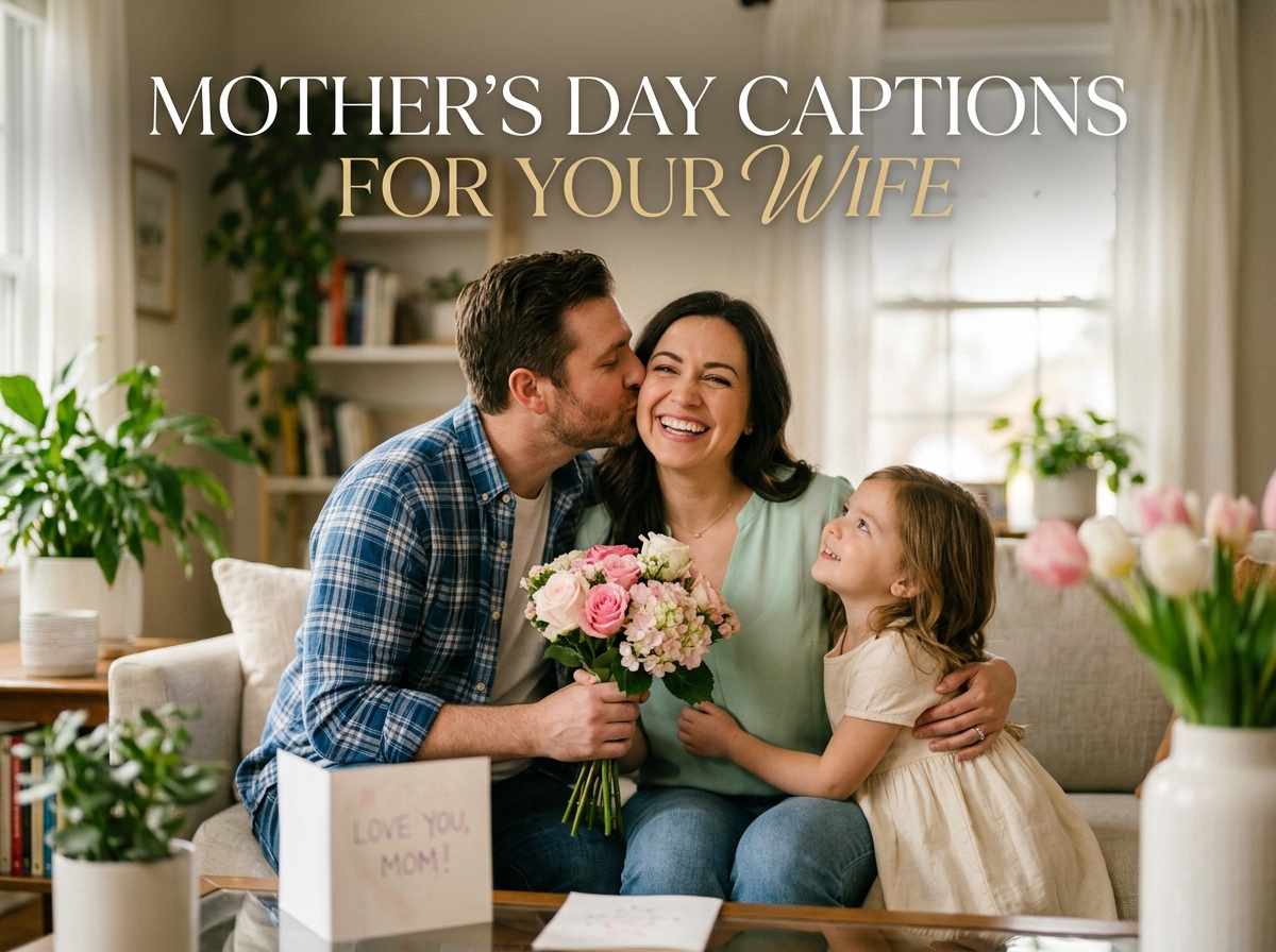 Mother's Day Captions for Your Wife