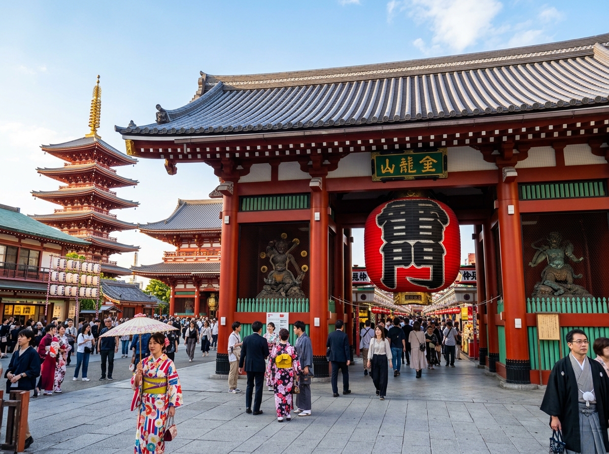 Senso-ji temple in Asakusa