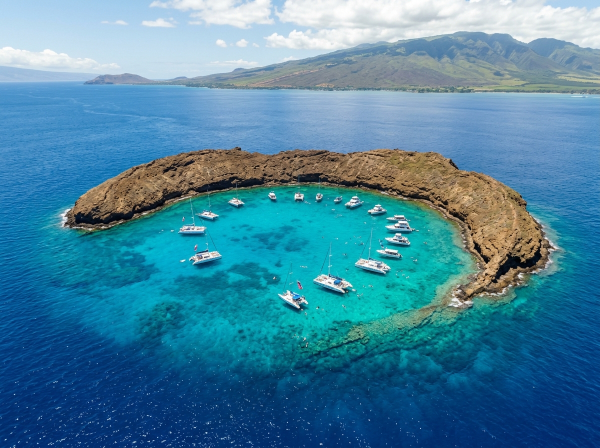 Molokini Aerial View