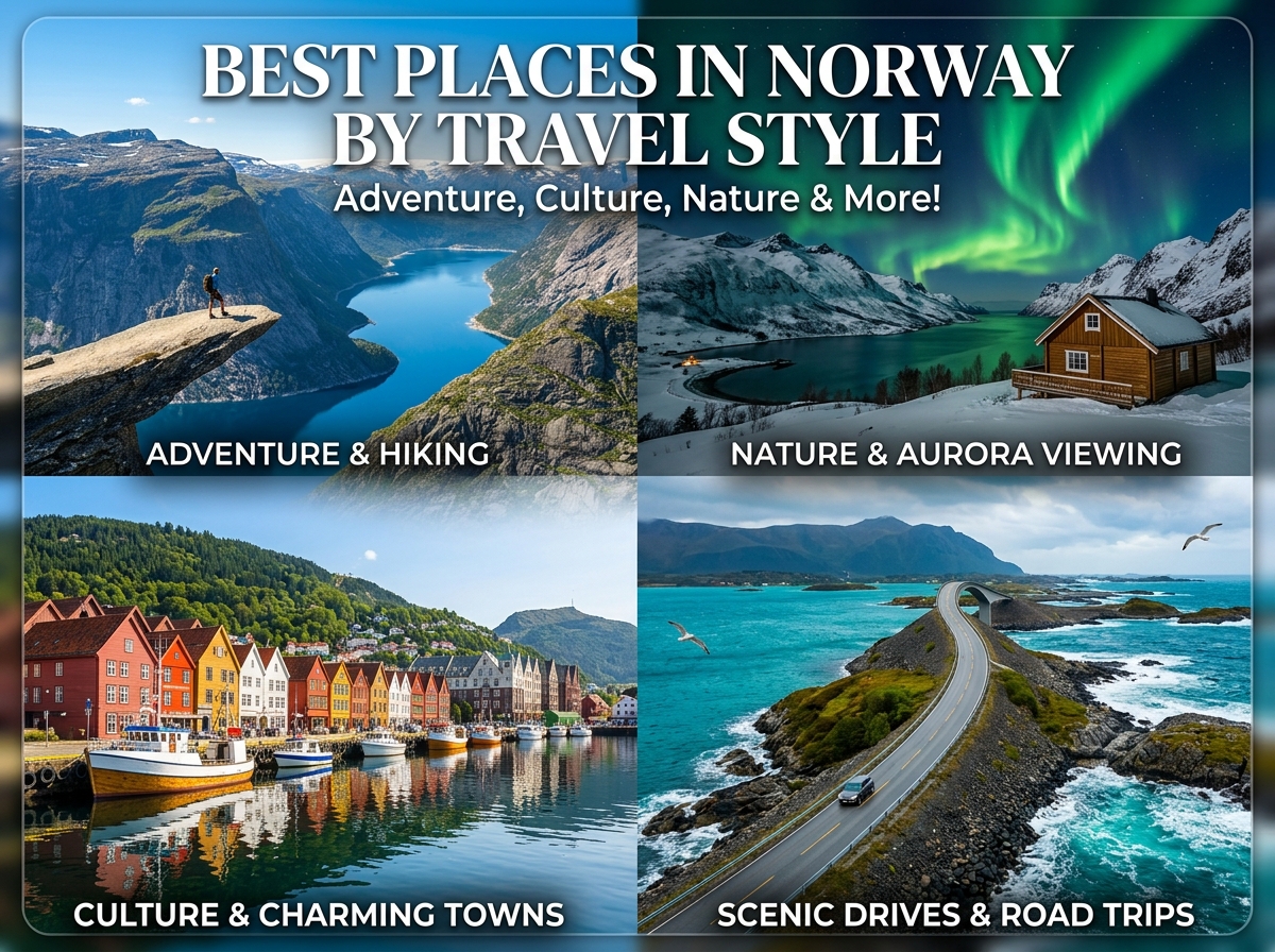 Best Places in Norway by Travel Style