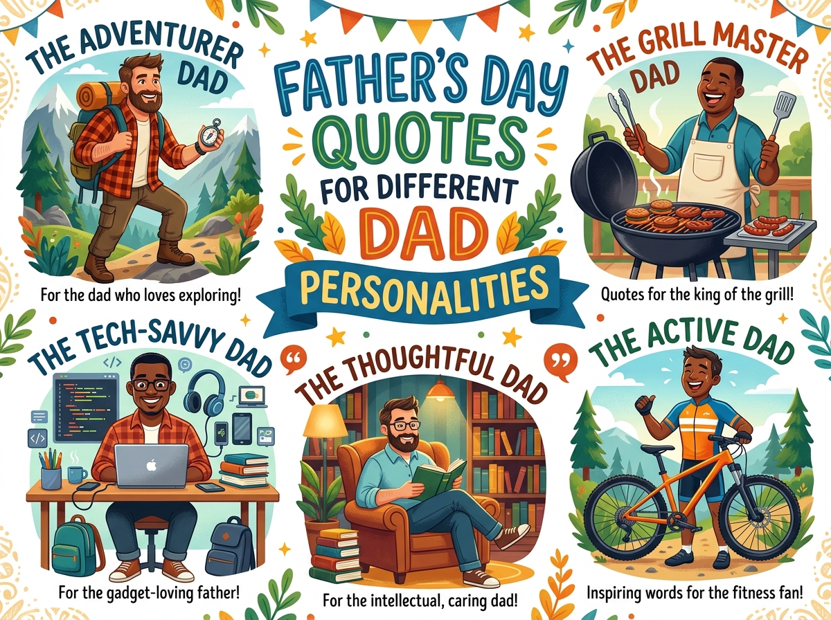 Father’s Day Quotes for Different Dad Personalities