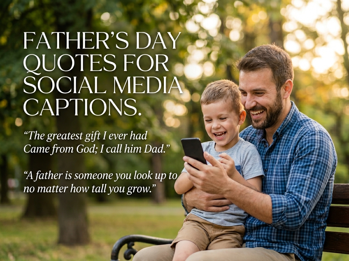 Father’s Day Quotes for Social Media Captions