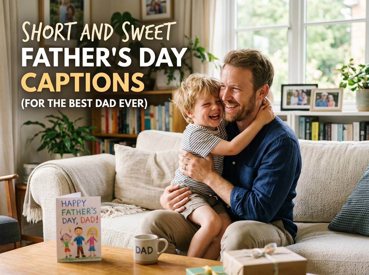 Short and Sweet Father's Day Captions