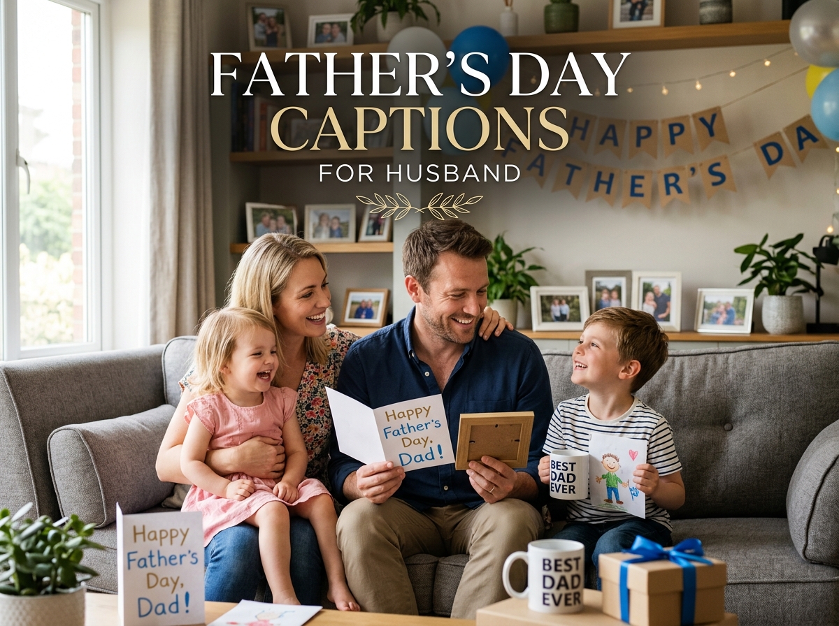 Father's Day Captions for Husband