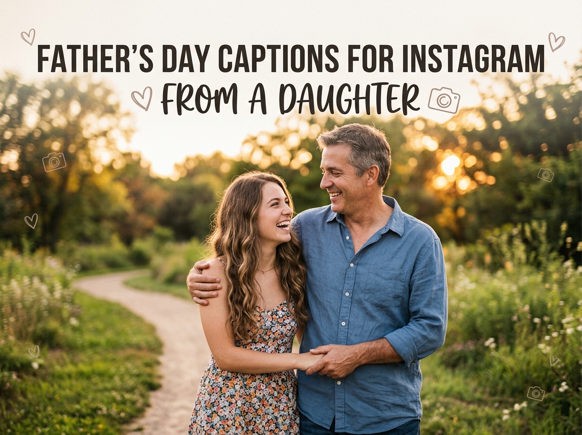 Father's Day Captions for Instagram From a Daughter