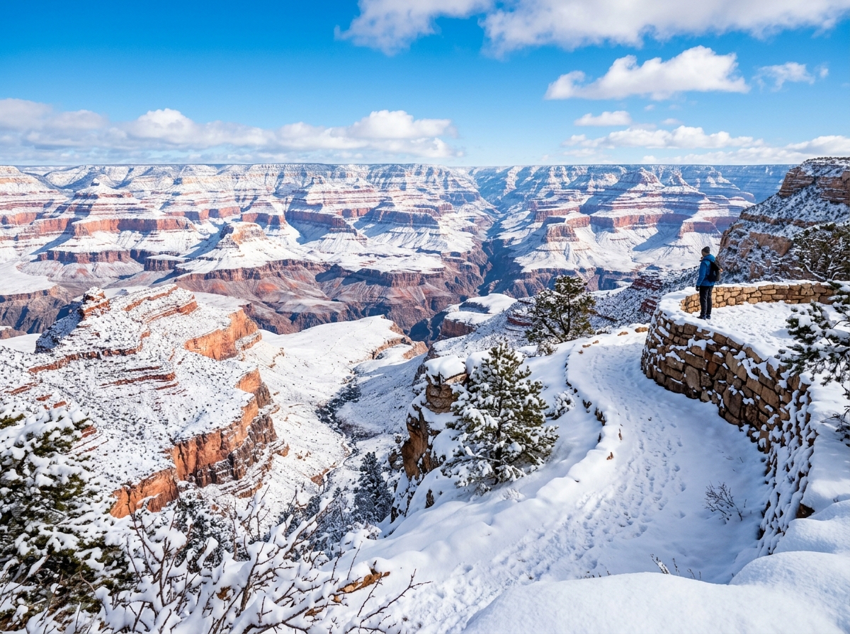 Snow-Covered Grand Canyon