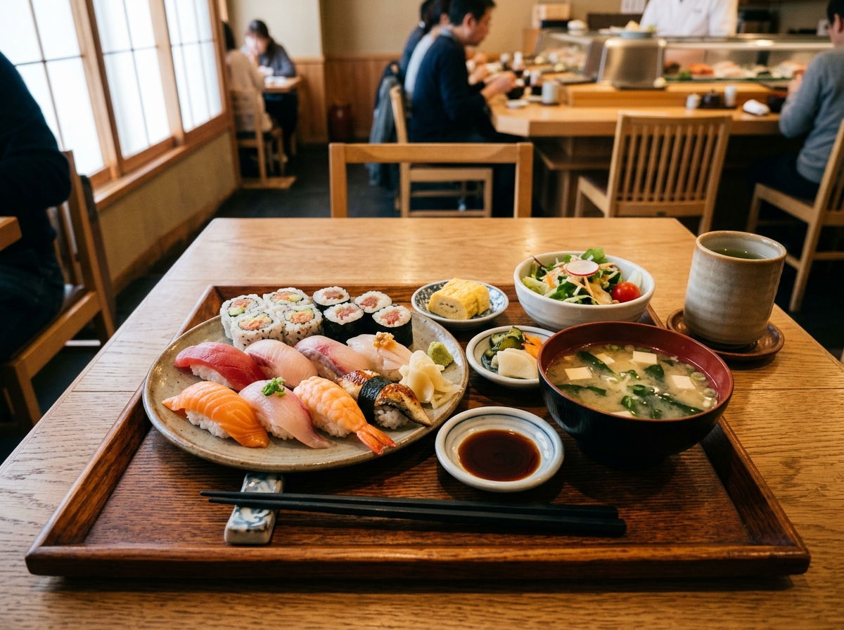 Sushi lunch set