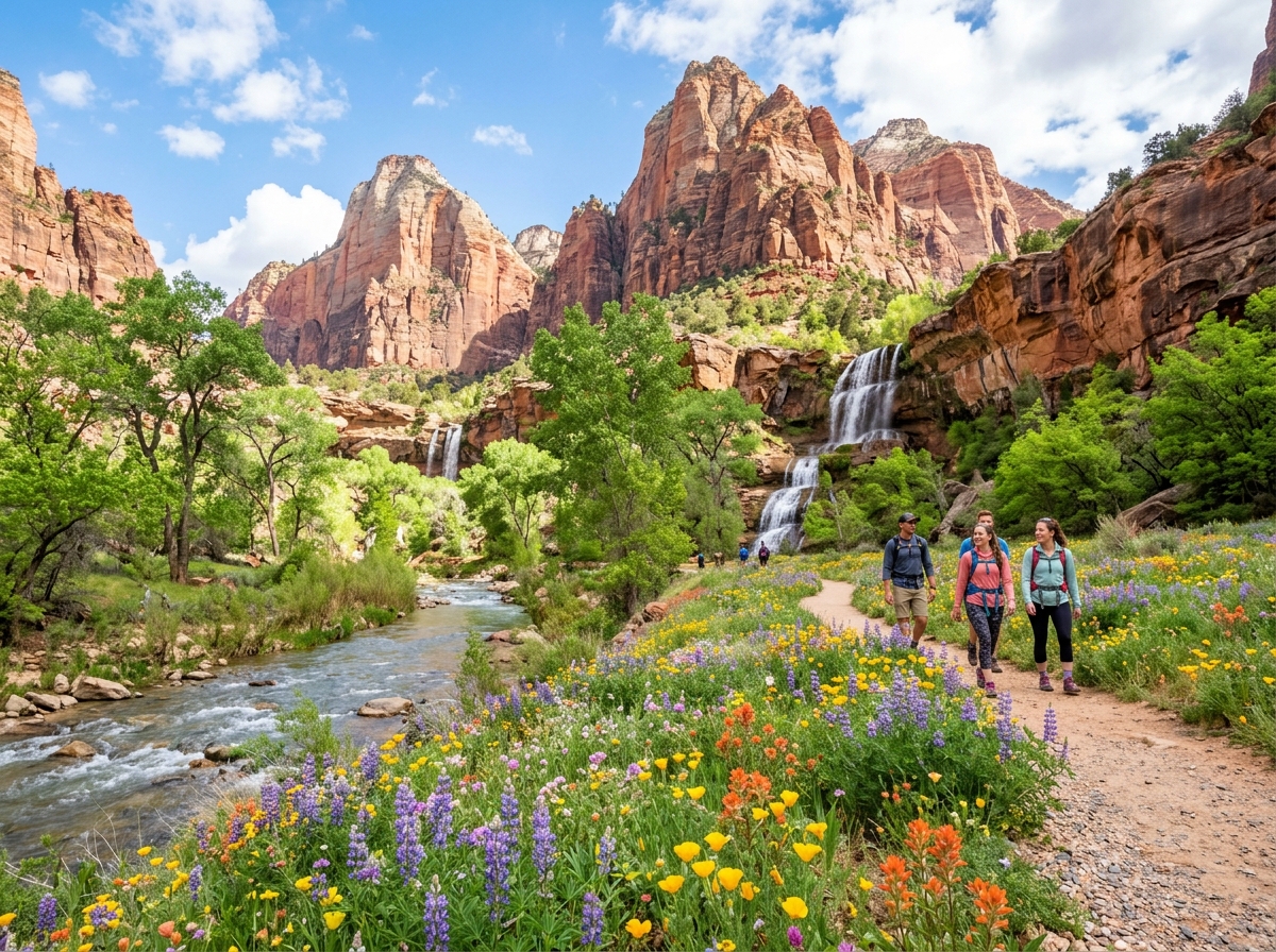 zion spring wildflowers