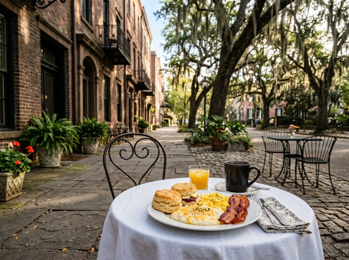 Historic Savannah breakfast