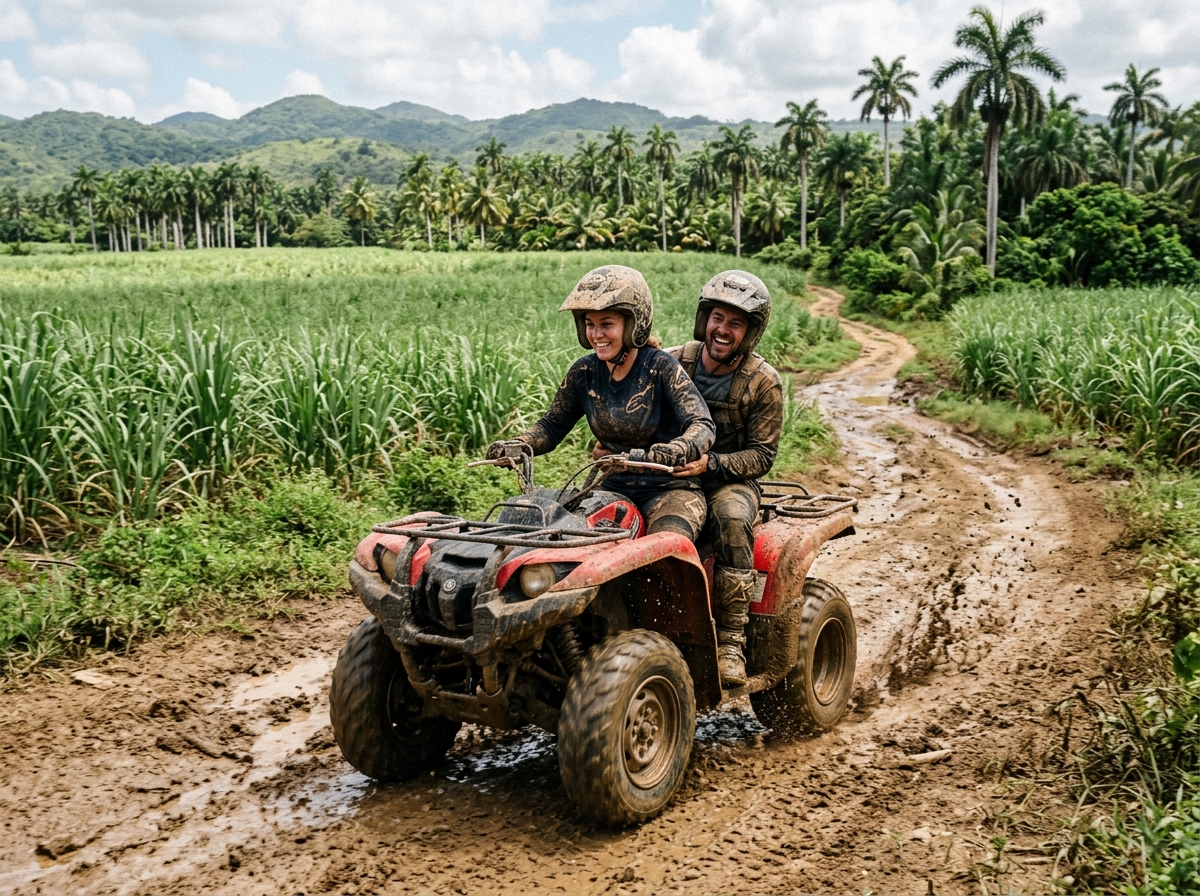 ATV Through Countryside