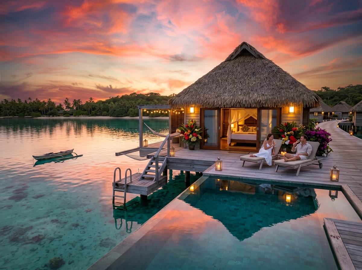 Honeymooners and couples