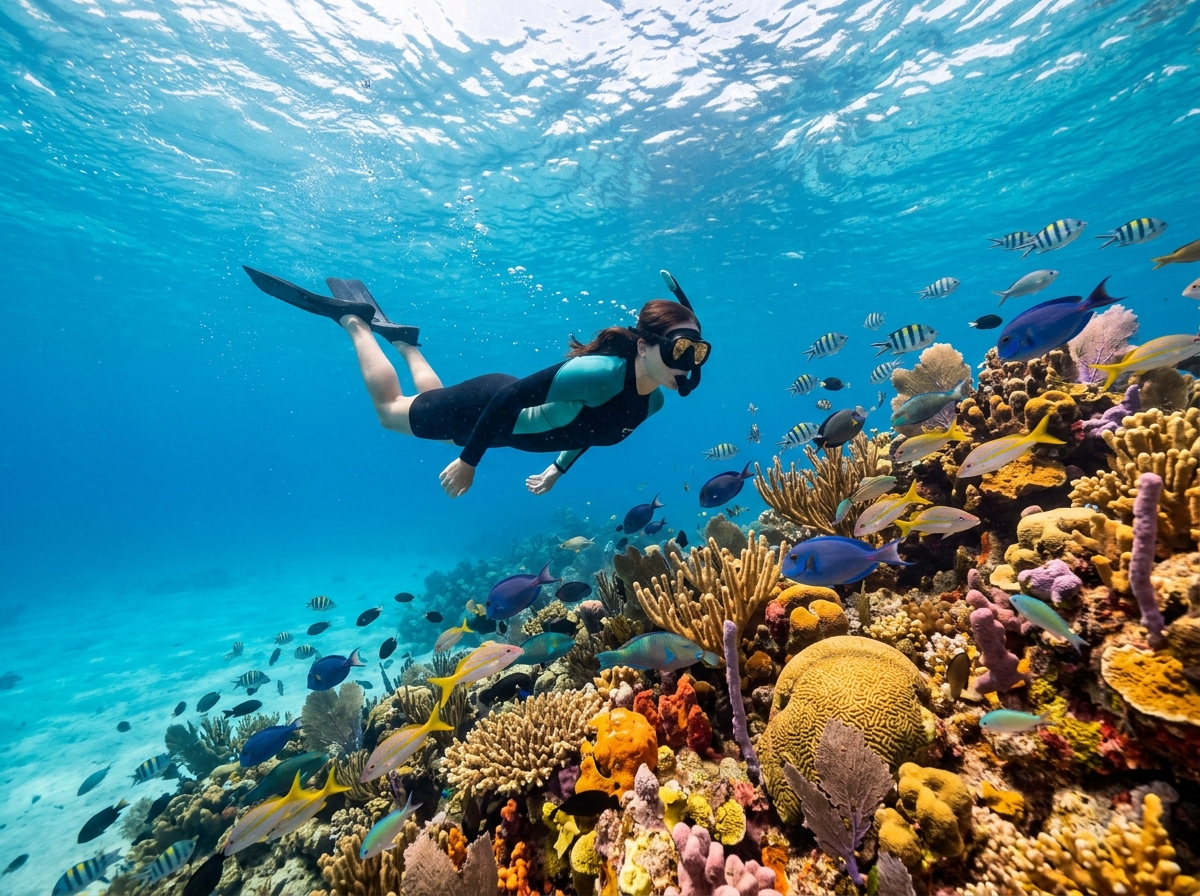 Snorkeling Coral Reef