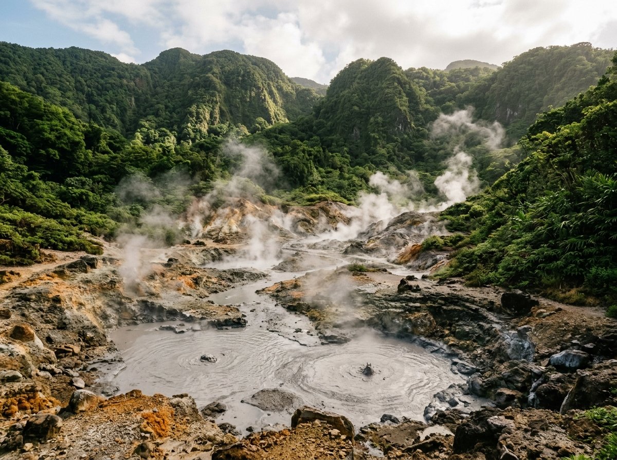 Soufrière Volcano and Mud Baths