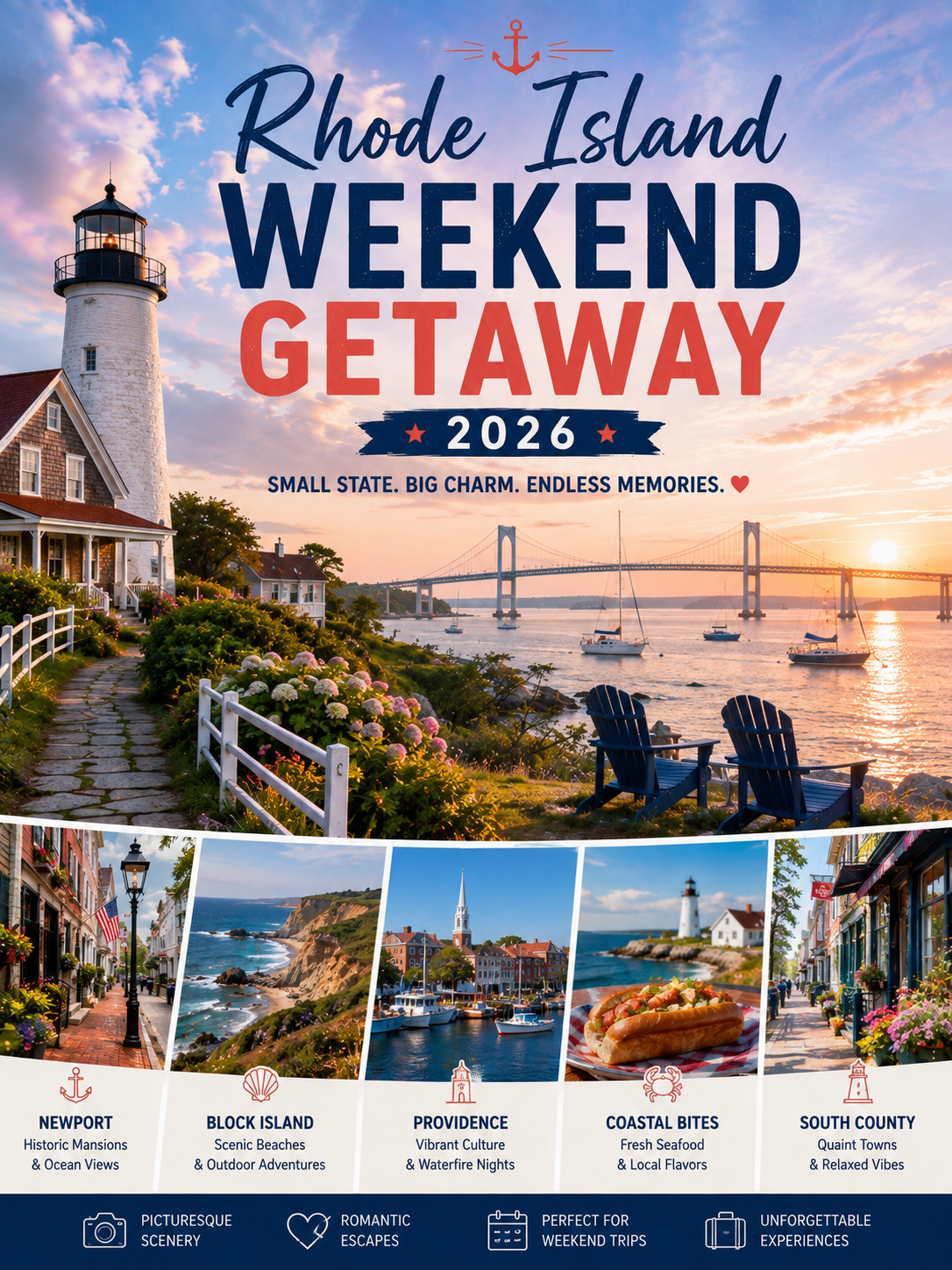 Rhode Island Weekend Getaway 2026