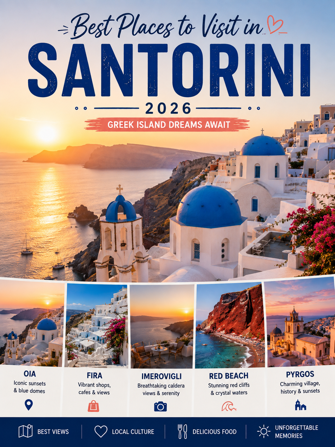 Best Places to Visit in Santorini 2026