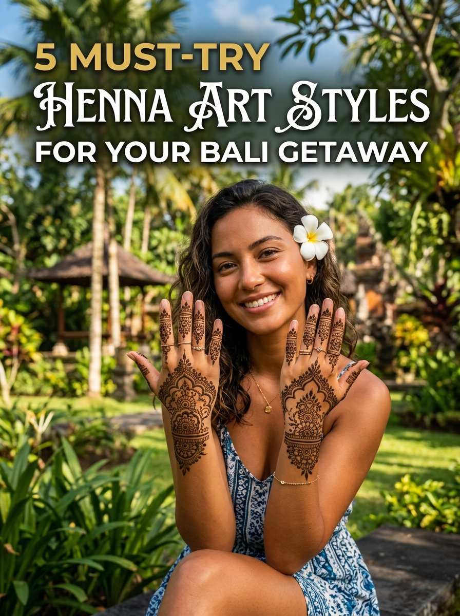 5 Must-Try Henna Art Styles for Your Bali Getaway