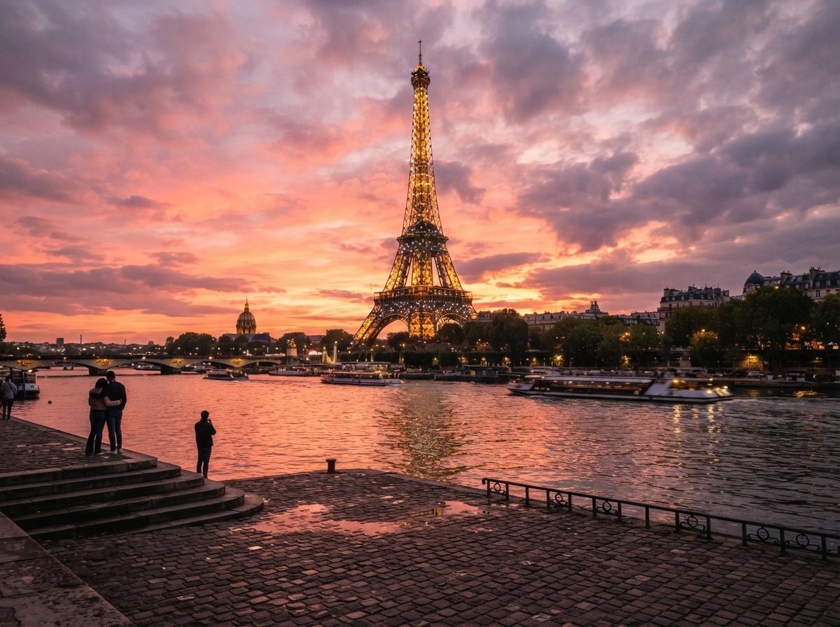 Golden Hour Eiffel Tower
