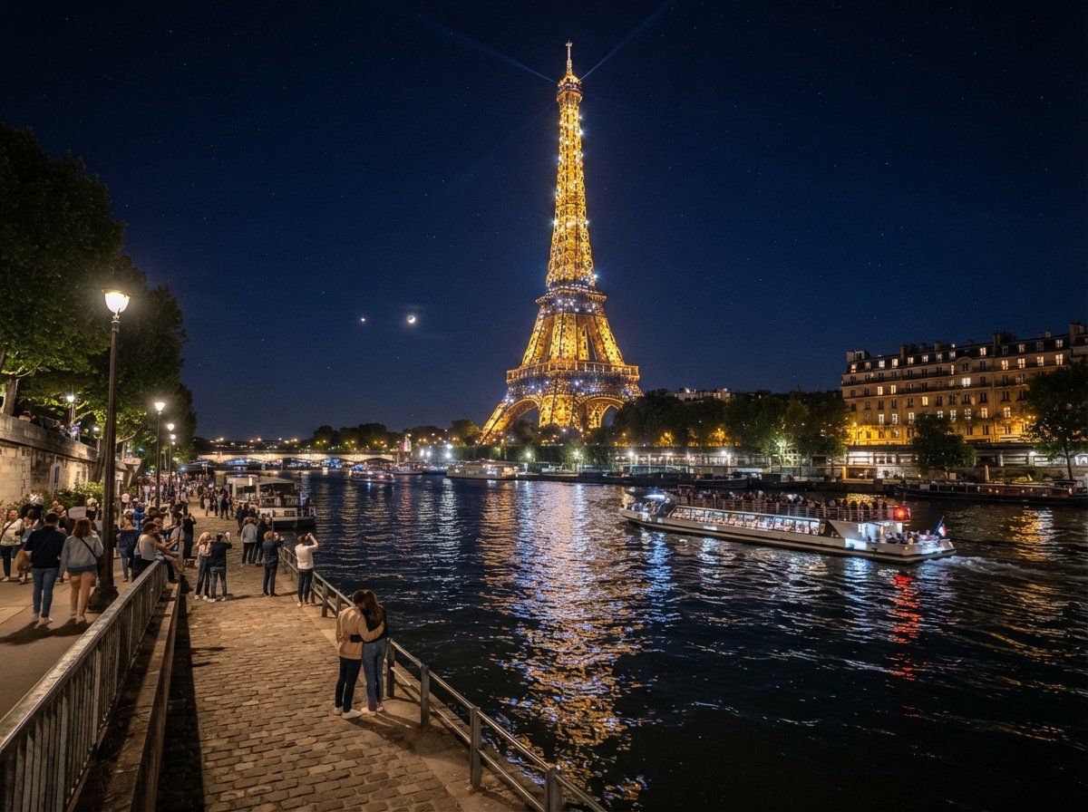 Eiffel Tower at Night