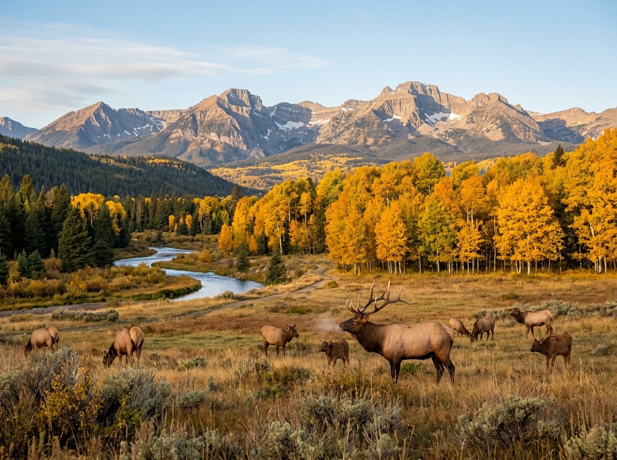 elk in yellowstone
