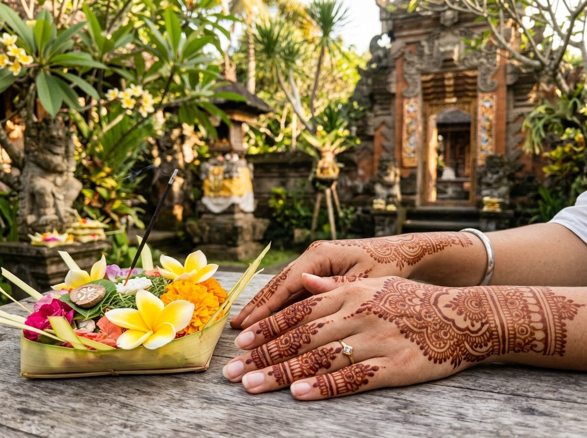 Bali + Henna Close-Up