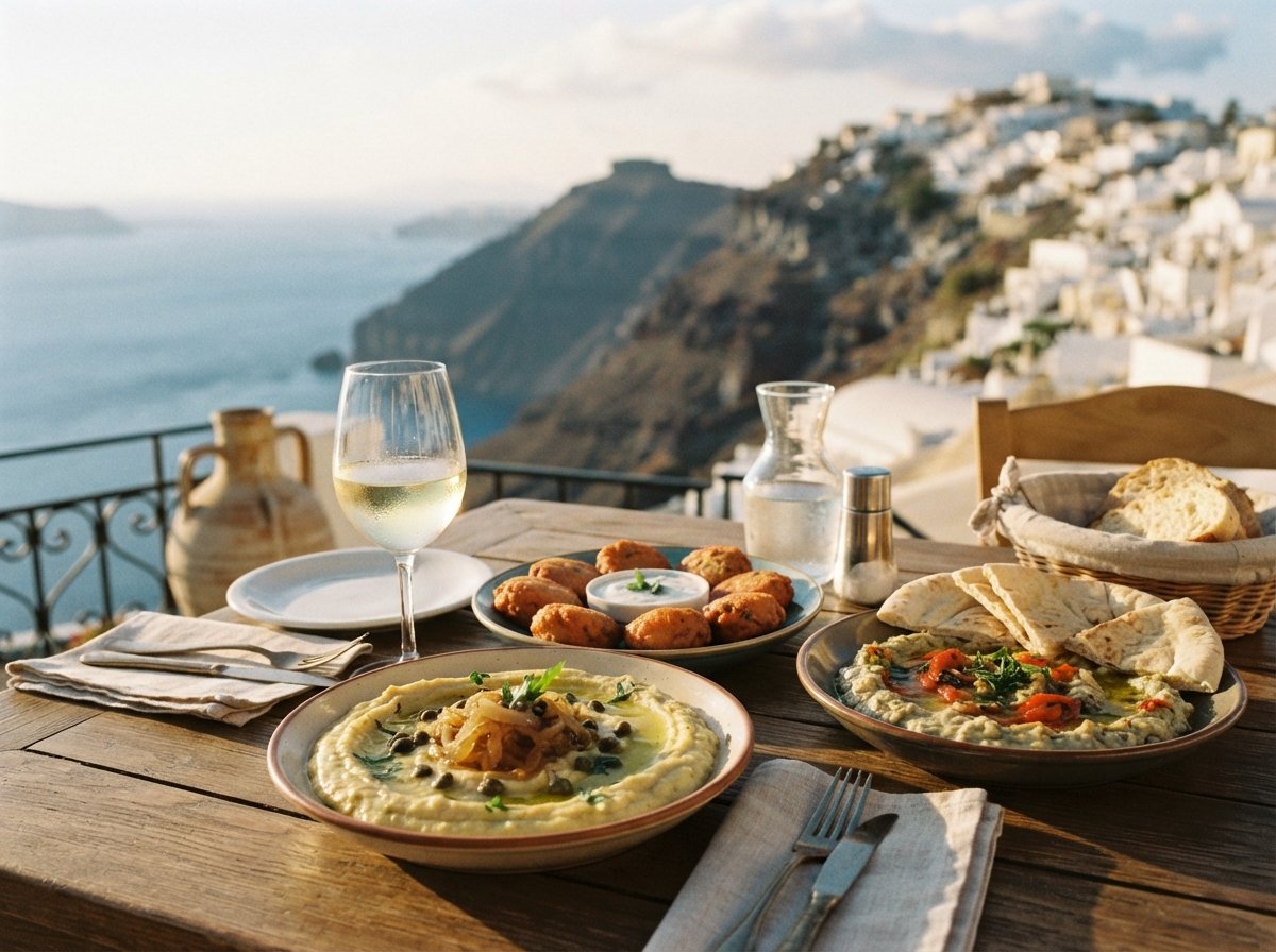 Traditional Santorini food