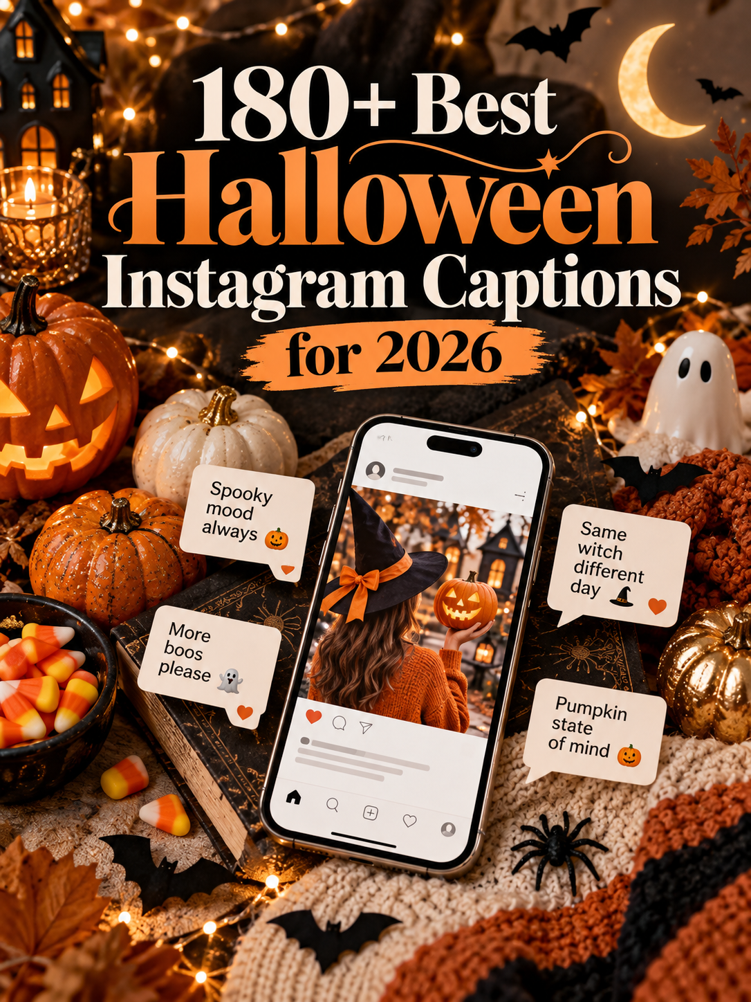 180+ Best Halloween Instagram Captions for 2026