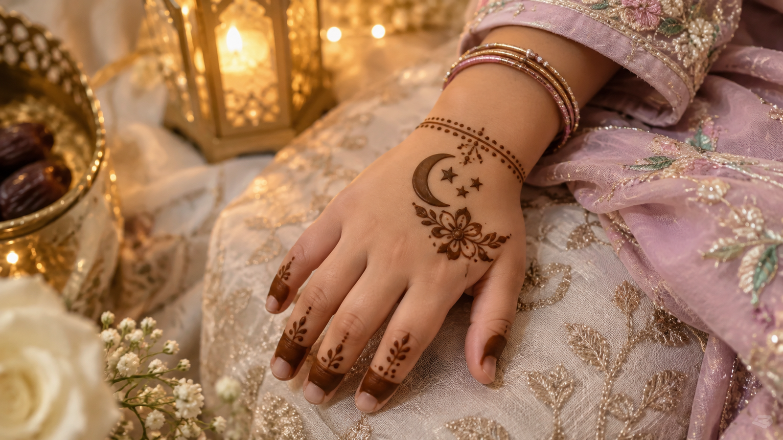 Kids Mehndi Design for Eid