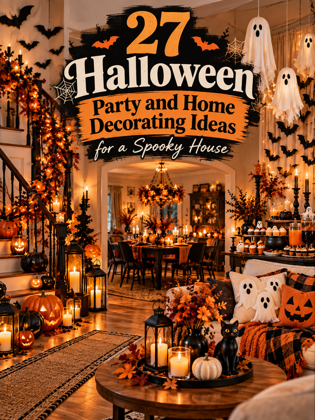 27 Halloween Party and Home Decorating Ideas for a Spooky House