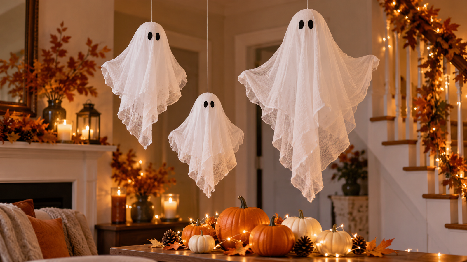 DIY Ghost Decorations