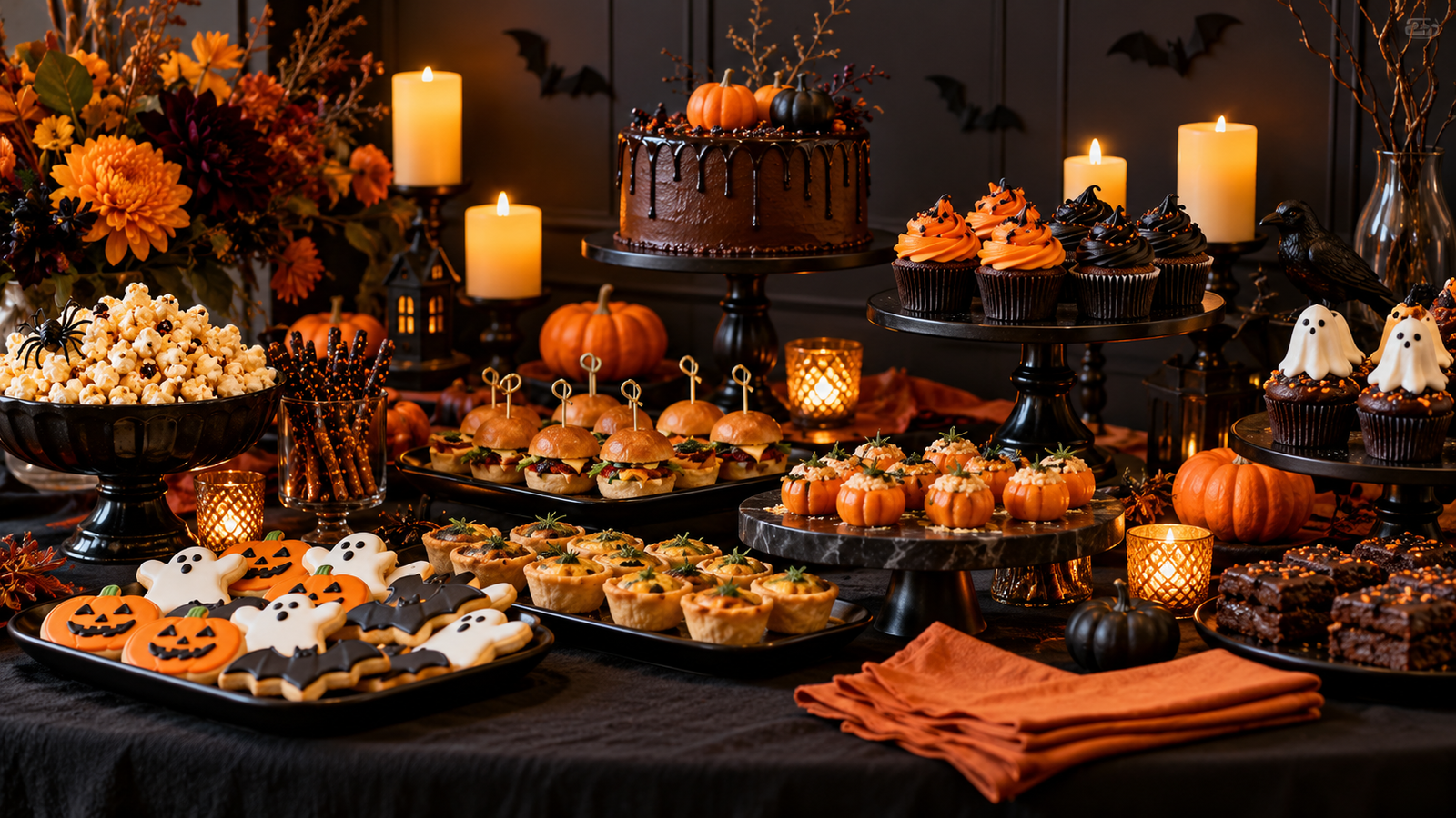 Halloween Party Food Table