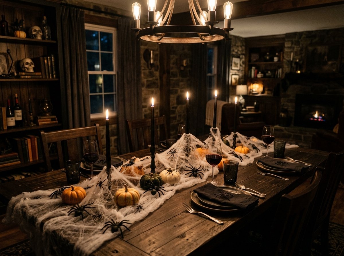Spiderweb Table Runner