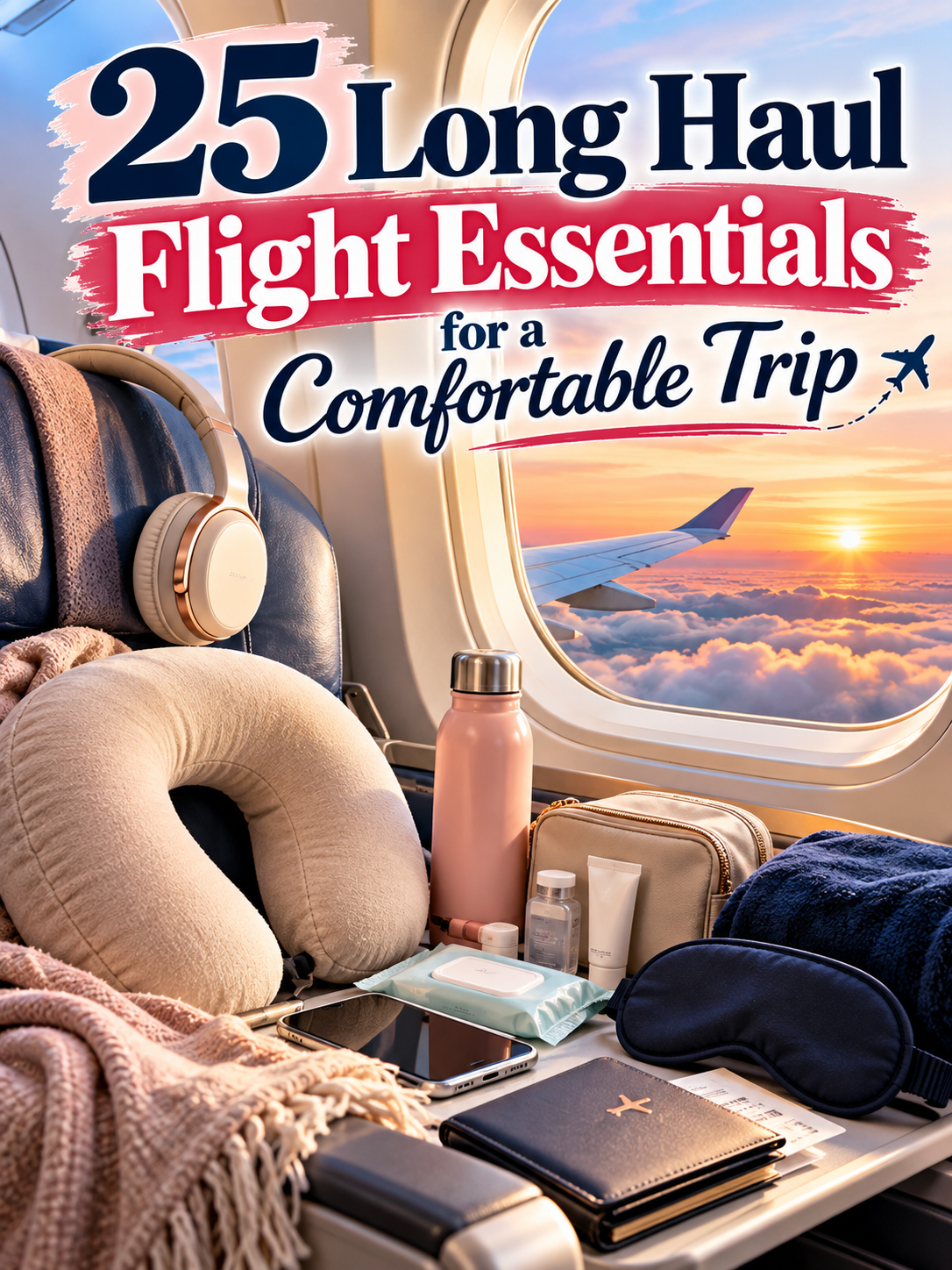25 Long Haul Flight Essentials for a Comfortable Trip