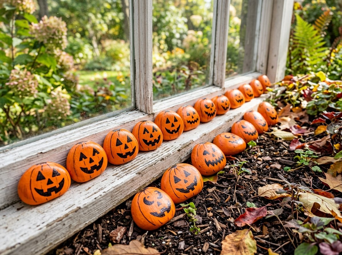 Painted Rock Pumpkins